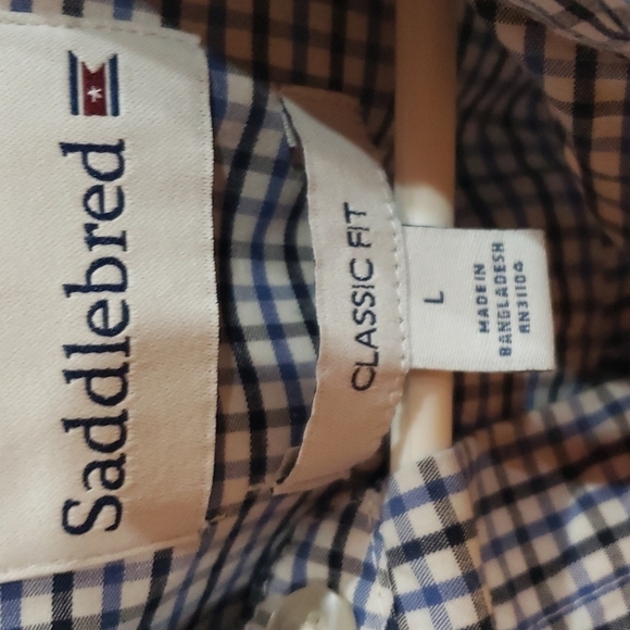 SADDLEBRED button down classic fit mens size large EUC - Picture 4 of 4